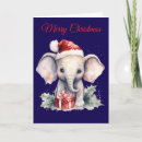 Search for elephant christmas cards Cute