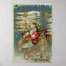 Search for vintage santa claus art Sleigh