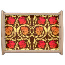 Search for art nouveau serving trays Flowers