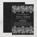 Search for leather and lace invitations Rustic