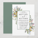 Search for woodland wedding invitations Sage green
