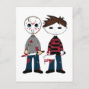 Search for serial killer cards stamps Scary