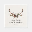 Search for fall birthday napkins Rustic