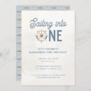 Search for nautical 1st birthday invitations Sailboat