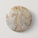 Search for 70th birthday buttons Elegant