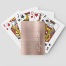 Search for metal playing cards Chic