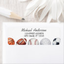 Search for sports teams return address labels Soccer