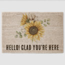 Search for sunflower doormats Greenery