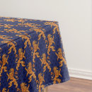 Search for blue and gold tablecloths Fleur de lis