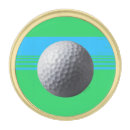 Search for golf lapel pins Gold