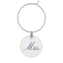 Search for wedding wine charms Blue