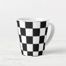 Search for black white checkered pattern mugs Checkers