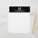 Search for business letterhead Black