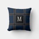 Search for brown and blue pillows Masculine