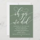 Search for we did it invitations Elopement