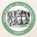 Search for alice in wonderland coasters Vintage