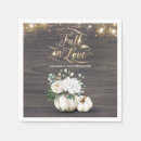 Search for fall floral napkins Rustic