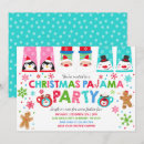 Search for pajama christmas invitations Christmas pj party