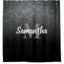 Search for glitter shower curtains Black and white