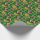 Search for football wrapping paper Yellow
