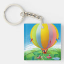 Search for hot air balloon keychains flying