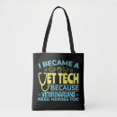 Search for vet tech tote bags Funny