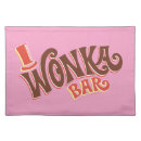 Search for bar placemats Willy wonka