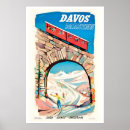 Search for vintage ski posters Classic travel illustration