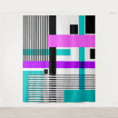 Search for black white turquoise art Geometric