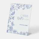 Search for something blue bridal shower signs Vintage