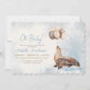 Search for lion baby boy shower invitations Blue