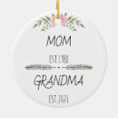 Search for first mothers day ornaments Grandmother