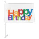 Search for birthday car flags Colorful