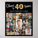 Search for 40th birthday posters Modern