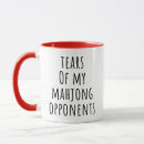 Search for mahjong mugs Humor