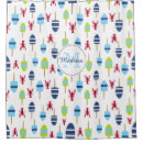 Search for lobster shower curtains Nautical