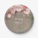 Search for blush pink wedding plates Rustic