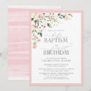 Search for 1st birthday baptism invitations Elegant