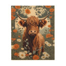 Search for highland cow art Floral