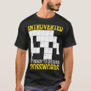 Search for crossword puzzle tshirts Discuss