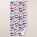 Search for fish bath towels Colorful