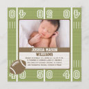 Search for sports birth announcement cards Baby