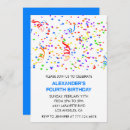 Search for monster bash birthday invitations Primary colors