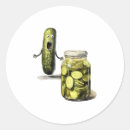 Search for pickle jar stickers Cucumber