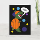 Search for dinosaur halloween cards Tyrannosaurus