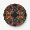 Search for paisley paper plates Orange
