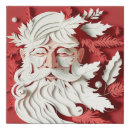 Search for vintage santa claus art White beard