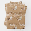 Search for cowgirl boots wrapping paper Brown