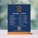 Search for hours business signs Minimalist