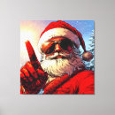 Search for vintage santa claus canvas prints Merry christmas